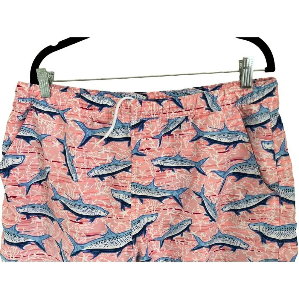 Vineyard Vines Tropical Tarpon Chappy Trunks Size large